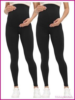 Maternity Leggings Buttery Soft High Rise Yoga Pants Maternity Workout